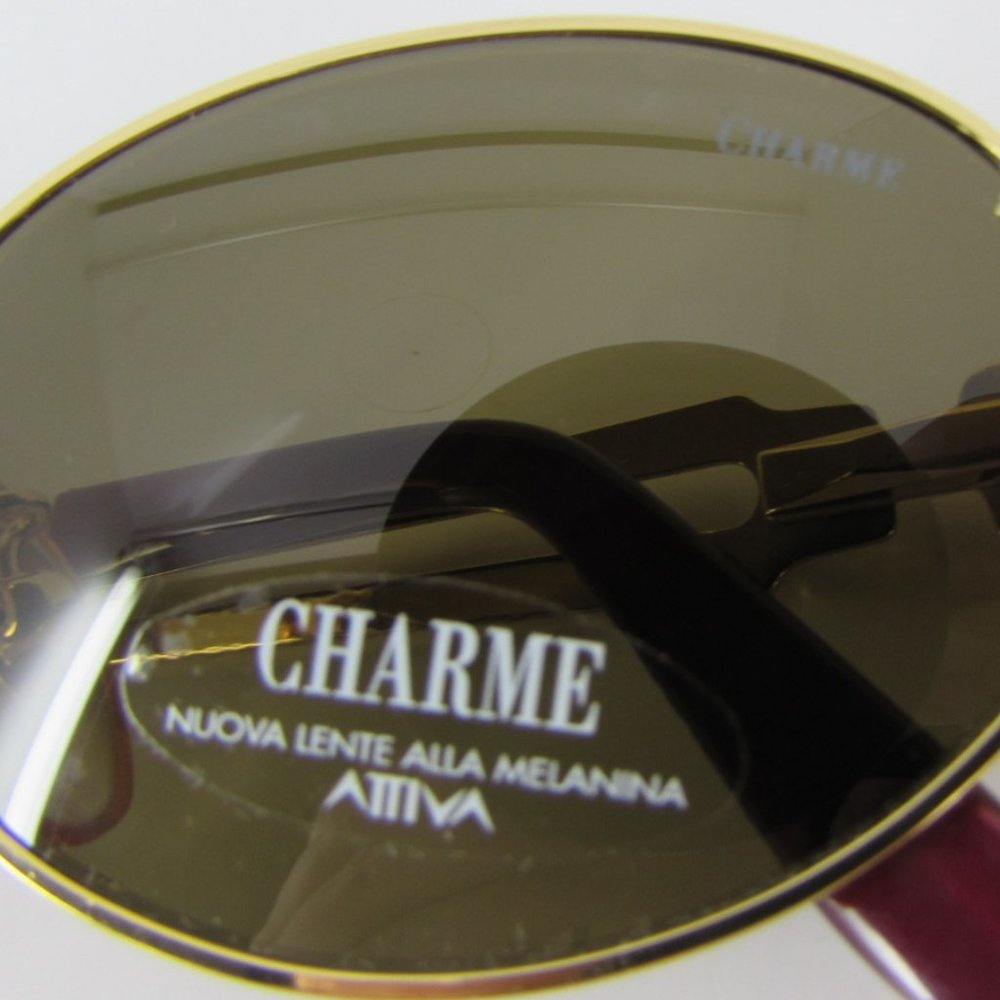 NOS / NWT Vintage Charme Attiva Egyptian Pharaoh 7536 218 Designer Sunglasses - Picture 12 of 16